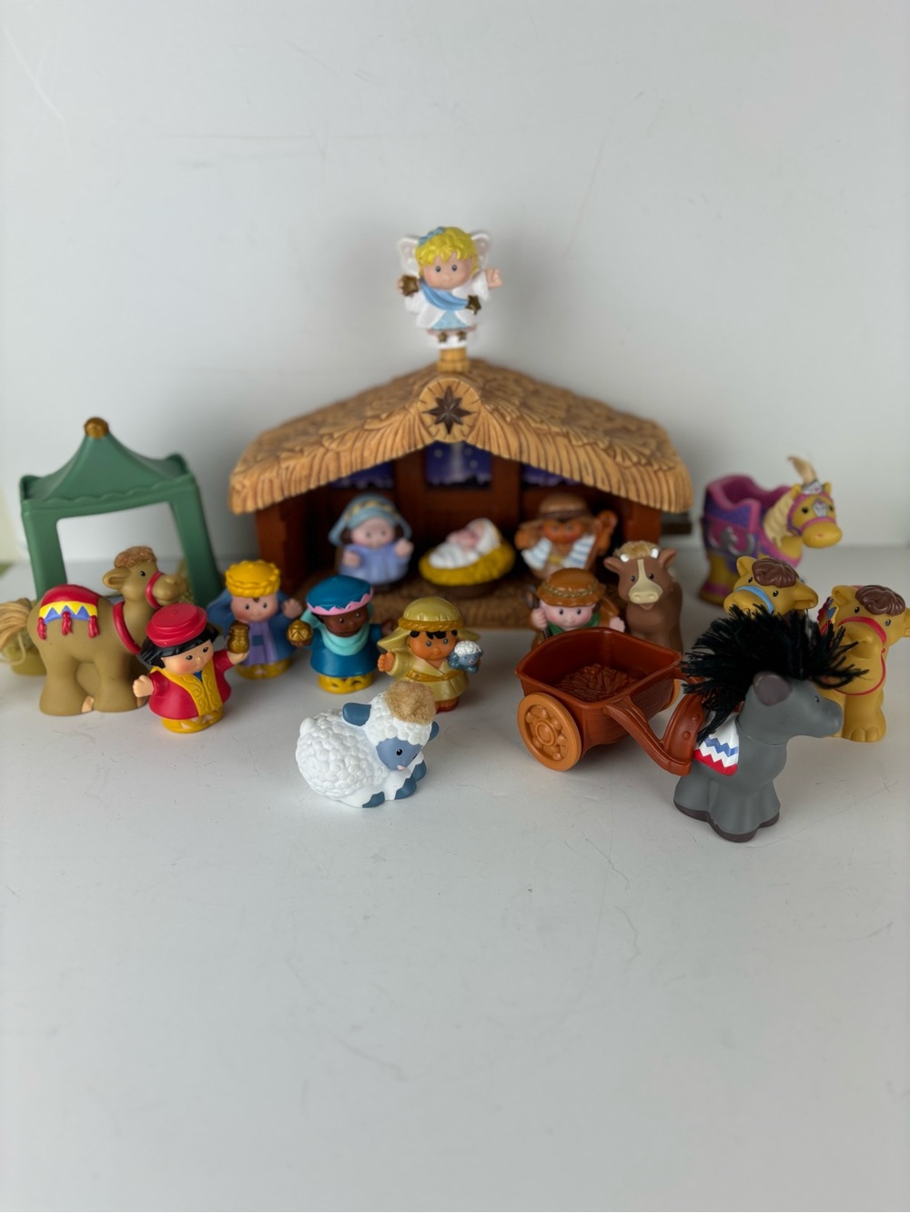 Fisher-Price Little People Nativity Chrismas Manger /lights & music/mixed-deluxe